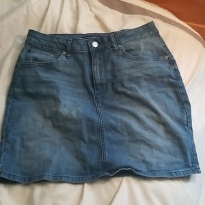CALVIN KLEIN DENIM MINI SKIRT